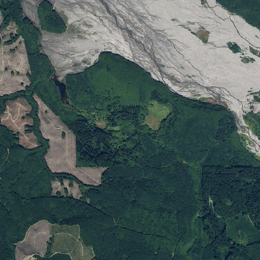Aerial imagery of Alder Creek Rearing Pond, WA