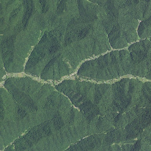 Aerial imagery of Harmon Branch, WV