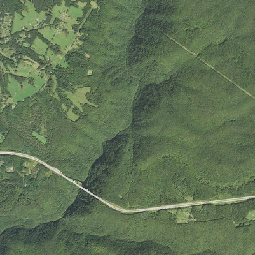 Aerial imagery of Kates Branch, WV
