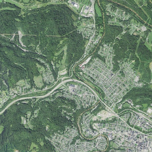 Aerial imagery of Limestone Run, WV