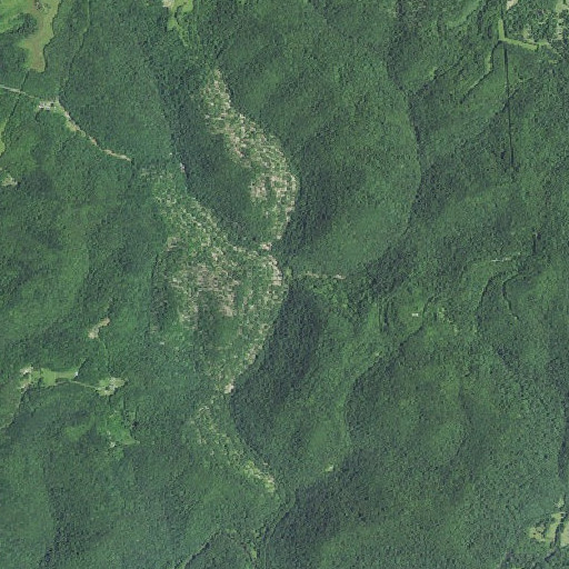 Aerial imagery of Long Fork, WV