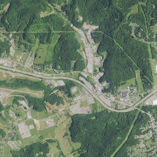 Aerial imagery of Mud Lick, WV