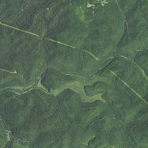 Aerial imagery of Strickland Run, WV