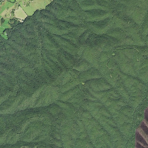 Aerial imagery of Lockridge Mountain Trail, WV