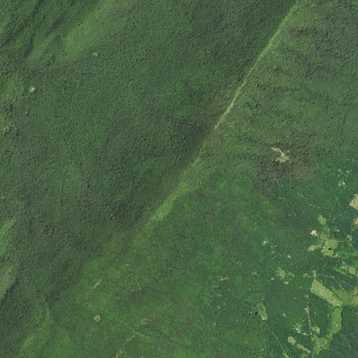 Aerial imagery of Long Mountain, WV