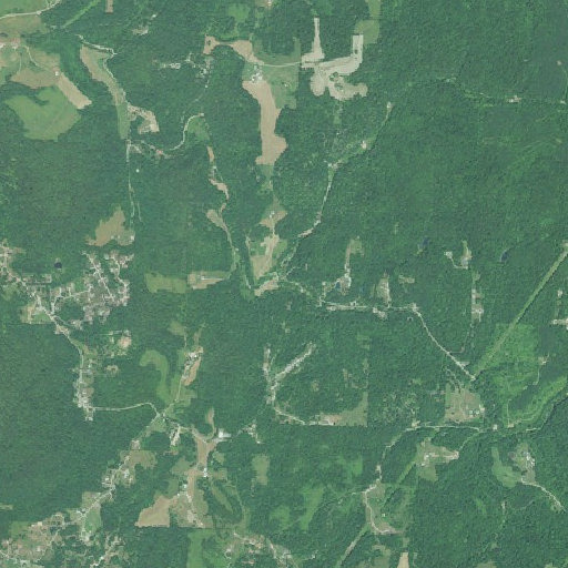 Aerial imagery of Long Run, WV