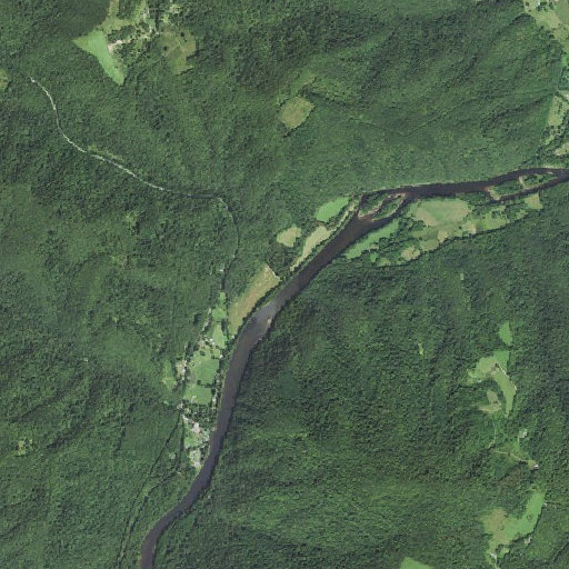 Aerial imagery of Long Run, WV