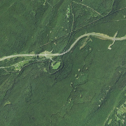 Aerial imagery of Lost River, WV