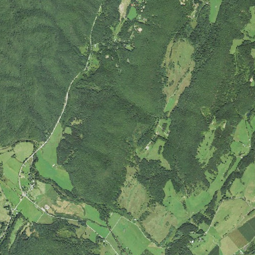 Aerial imagery of Lower Mountain, WV