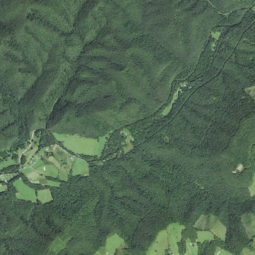 Aerial imagery of Maxwell Run, WV