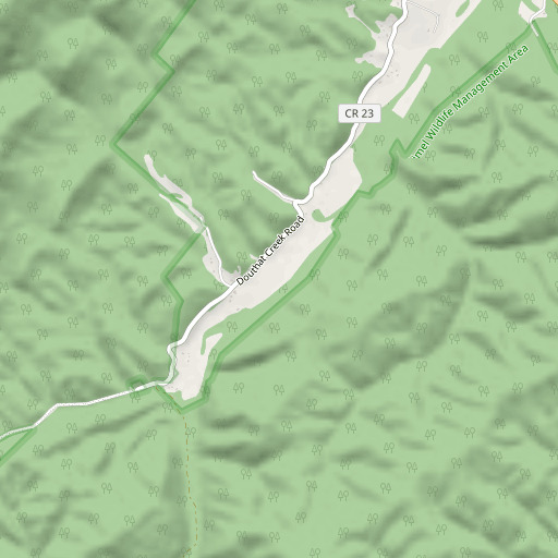 OpenStreetMap map of Muddy Run, WV