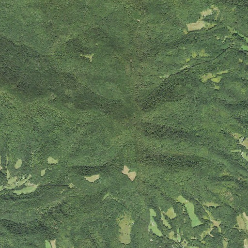 Aerial imagery of Jacox Knob, WV