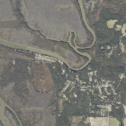 Aerial imagery of Bryant Landing, AL