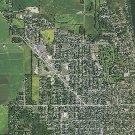 Aerial imagery of Converse Elementary School, WI