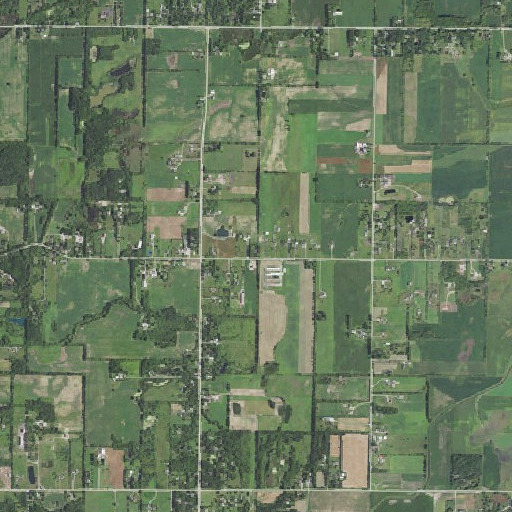 Aerial imagery of Garfield School, WI