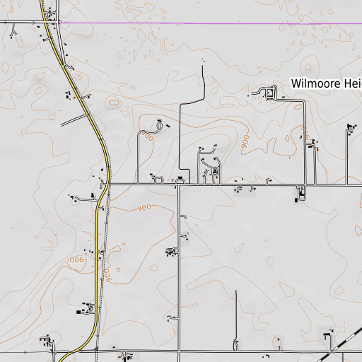 OpenTopoMap map of Wayside Elementary School, WI