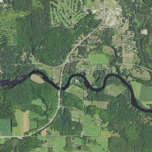 Aerial imagery of Morosini Bridge, WI
