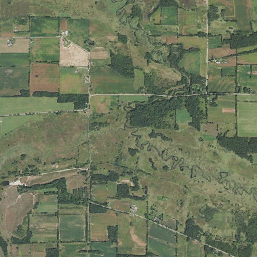 Aerial imagery of Snake Creek, WI