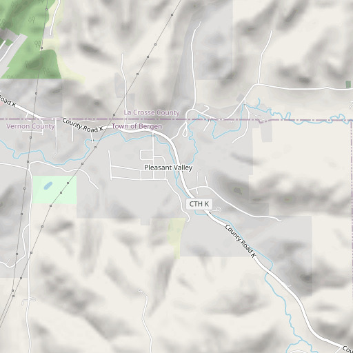 OpenStreetMap map of South Chipmunk Coulee, WI