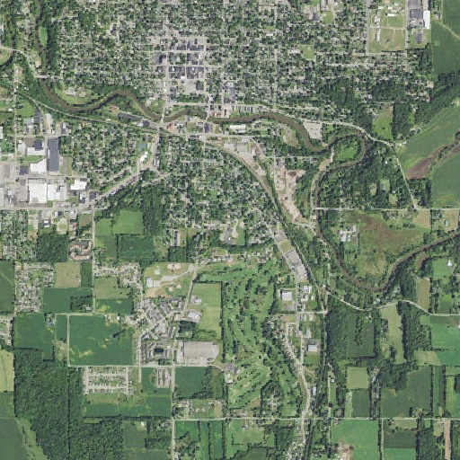 Aerial imagery of Al Behrman Elementary School, WI