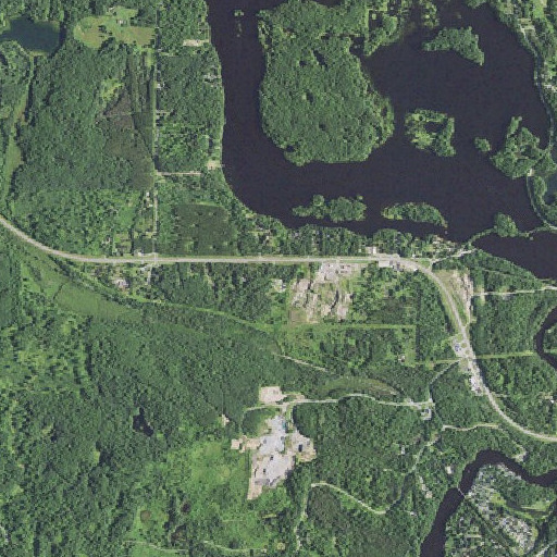 Aerial imagery of Spread Eagle Outlet, WI