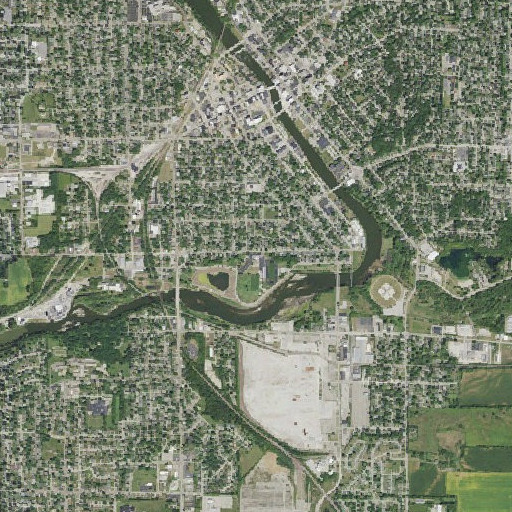 Aerial imagery of Wilson Elementary School, WI