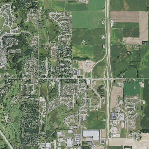 Aerial imagery of Windsor Elementary School, WI