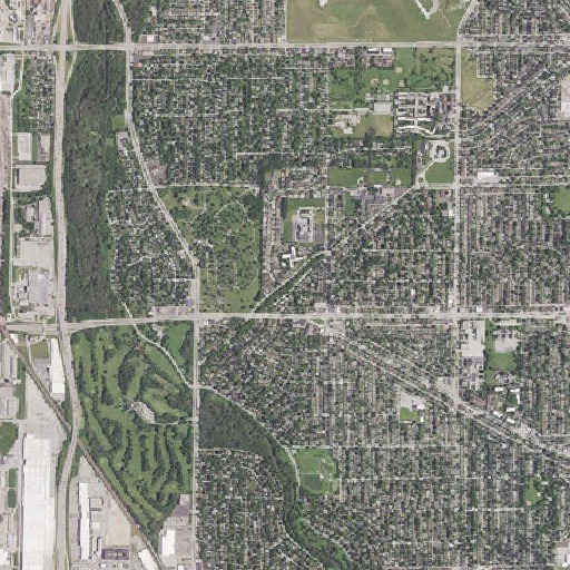 Aerial imagery of Wirth Park, WI
