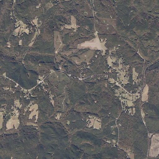 Aerial imagery of Pendley Cemetery, AL