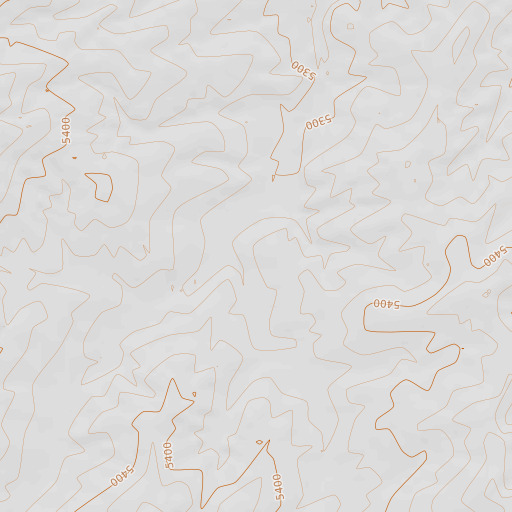 OpenTopoMap map of Bayer Draw, WY