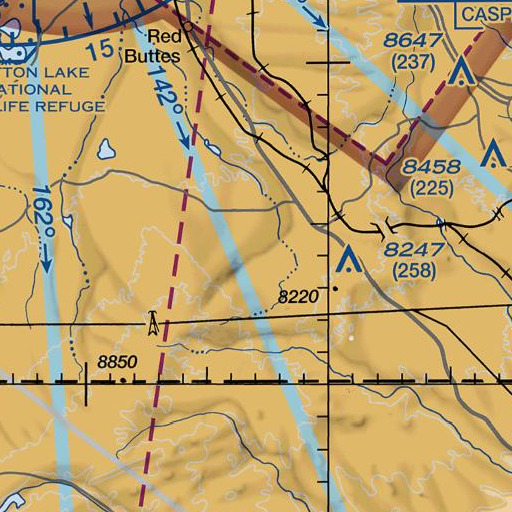 FAA VFR chart of Boulder Creek, WY