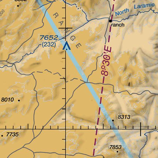 FAA VFR chart of Davidson Flats, WY