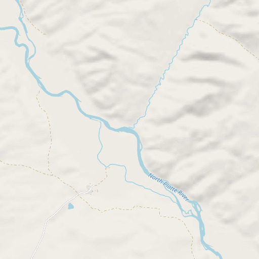 OpenStreetMap map of Harrison Creek, WY