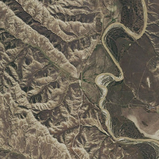Aerial imagery of Mitchell Draw, WY