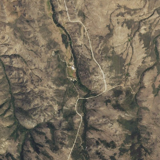 Aerial imagery of Moores Ranch, WY