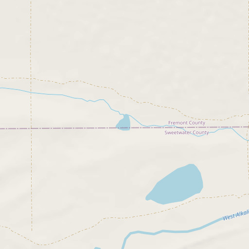 OpenStreetMap map of Murray Lake, WY