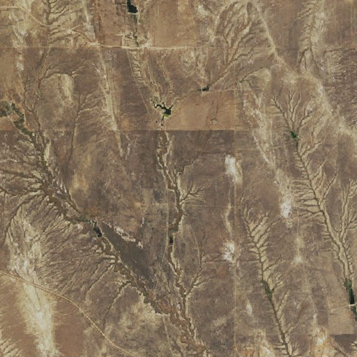 Aerial imagery of Neilson Draw, WY