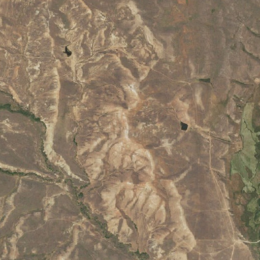 Aerial imagery of Pink Hill, WY