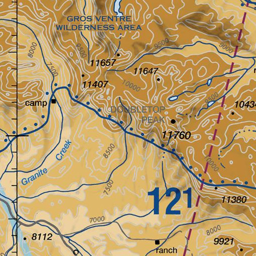 FAA VFR chart of Shoal Falls, WY