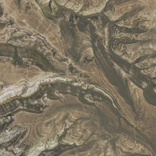 Aerial imagery of Spitzi Spring, WY