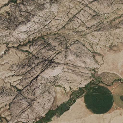 Aerial imagery of Split Rock, WY