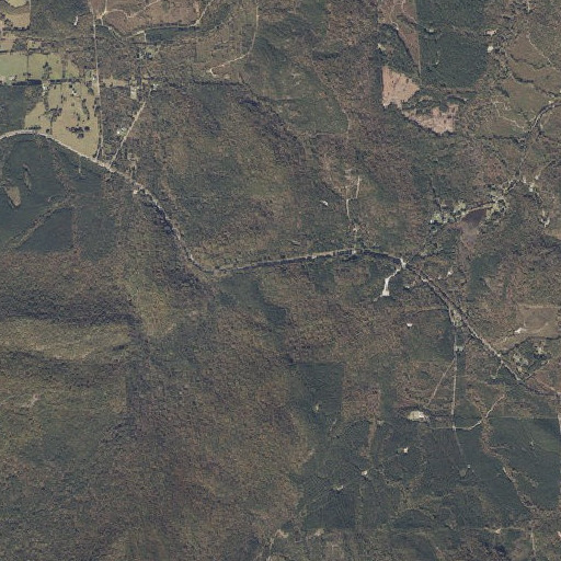 Aerial imagery of Davis Mountain, AL