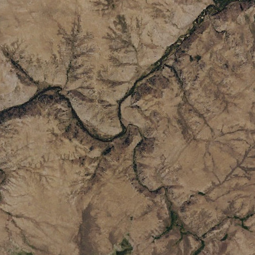 Aerial imagery of Willow Creek, WY