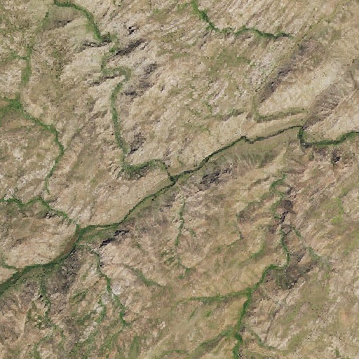 Aerial imagery of Bear Creek, WY
