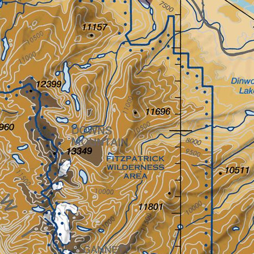 FAA VFR chart of Burro Flat, WY