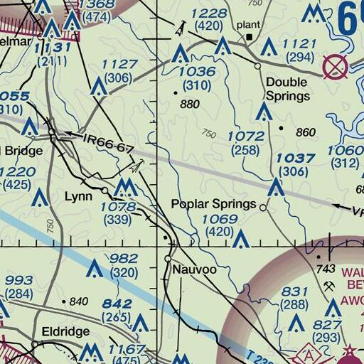 FAA VFR chart of Kaiser Bottom, AL