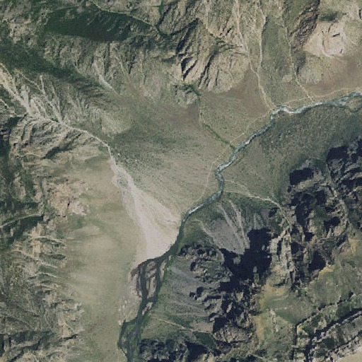 Aerial imagery of Cyclone Bar, WY