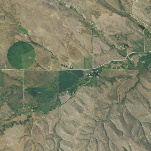 Aerial imagery of Hammel Draw, WY