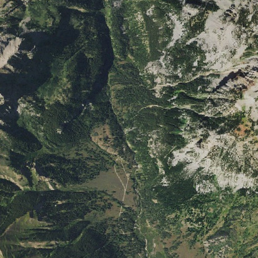 Aerial imagery of Hot Spring, WY