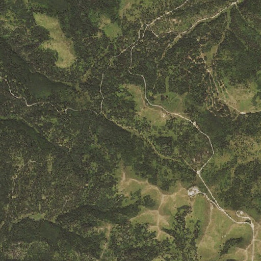 Aerial imagery of Huchins Spring, WY